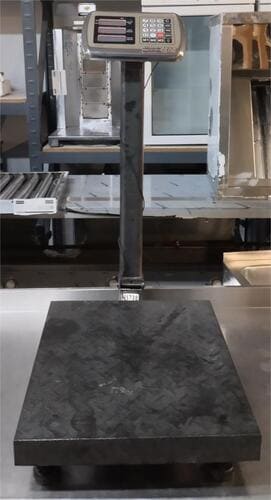 Ζυγαριά Με Κολώνα Επιδαπέδια 300Kg Μεταχειρισμένη